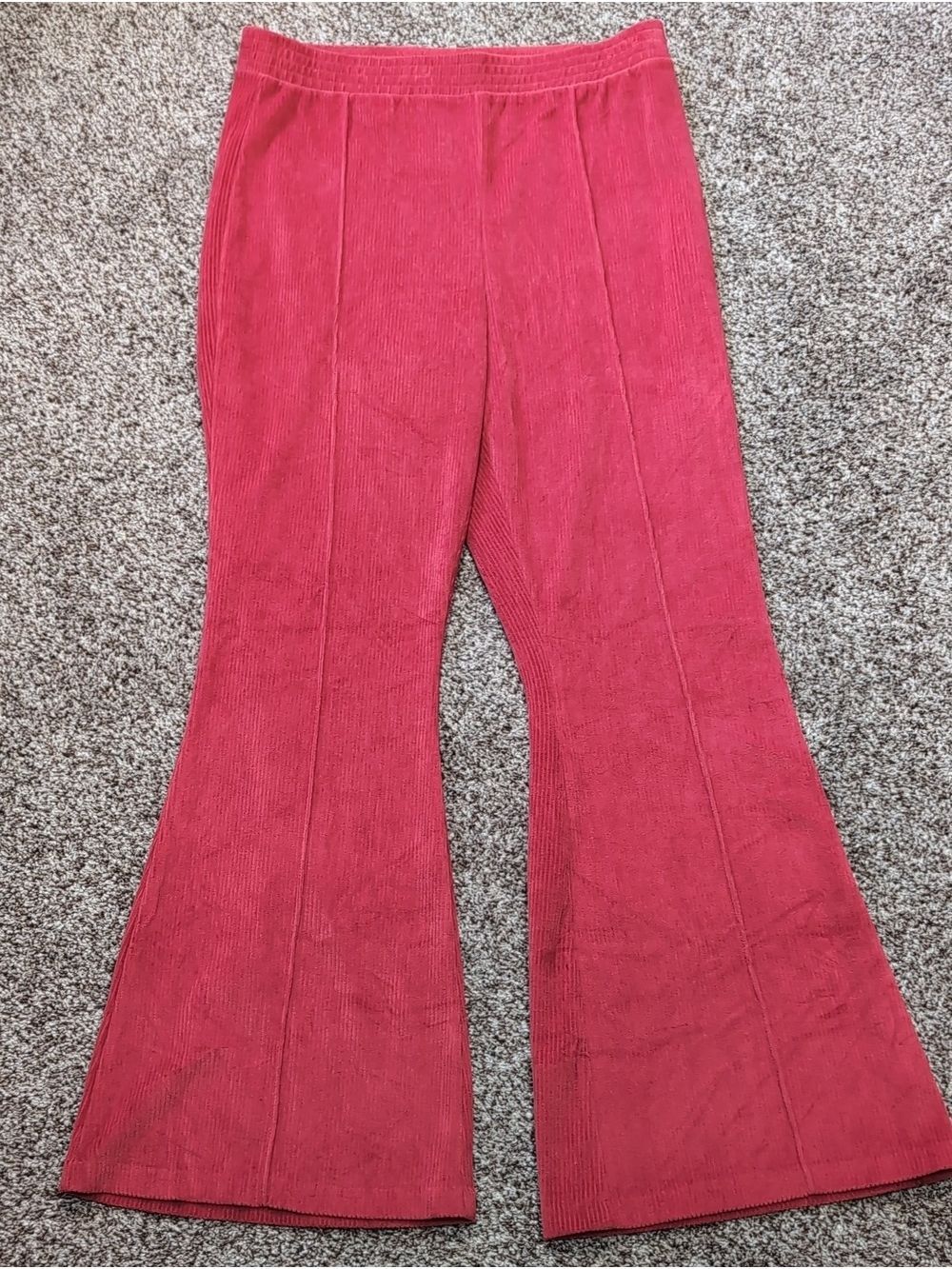 Aerie Groove On Ribbed Flare Pants Size Large NEW - Picture 2 of 10